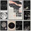 Prints Painting Solar System Map Moon Phases Lunar Chart Posters Wall Art Poster Room Home Decor Vintage Space Astronomy Canvas