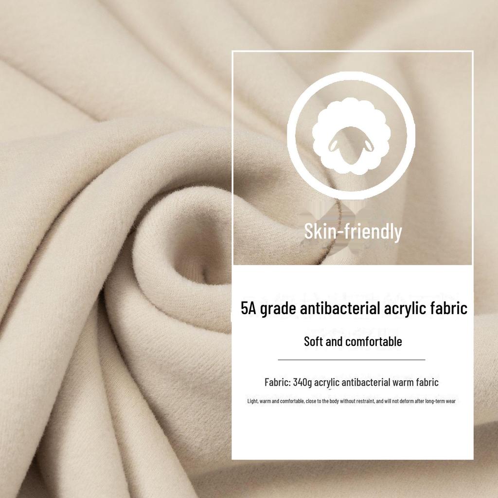 Men's High-End Yifeisi Thermal T-Shirt: Moisture-Absorbing, German Velvet, Half-High Collar, Long-Sleeve Acrylic, Antibacterial Outerwear