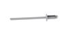 Aluminum open rivets 3.2x6mm RAL 9006