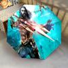 Aquaman Deep Sea Clash Folding Umbrella Travel Suitable For All Seasons Umbrella Printing Gift