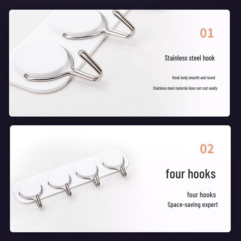 Deli Multipurpose Adhesive Hooks