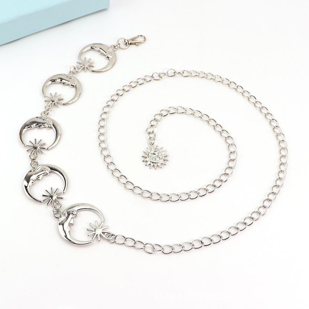 High-End Retro Bohemian Metal Waist Chain for Women