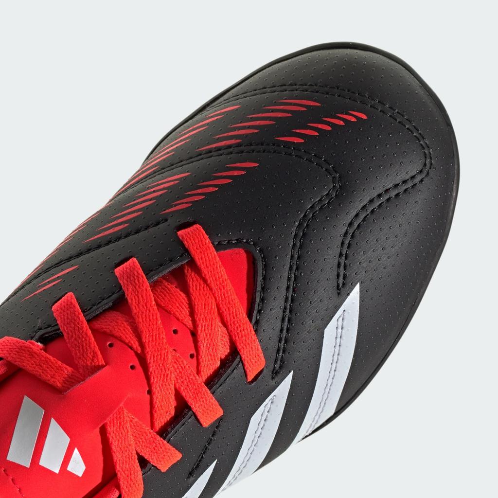 Adidas Predator Club TF Futsal Shoes for Juniors and Kids, MDJ97, Black, Size 21.0 cm, Boys and Girls, Sizes 17-24.5 cm, Unisex