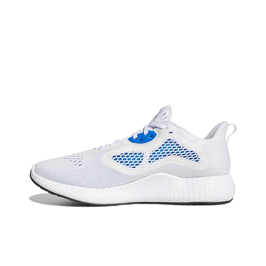 adidas Edge Rc 3 Rundzehen Schnürer Stoff Atmungsaktiv Low-Top Laufschuhe Herren Sneaker Weiß Blau EG1418