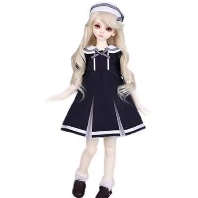 HAMRETHYPPZ 14 16 13 BJD Ball Jointed Doll Dress, Doll Costume, Doll Maid Outfit, Ball Jointed Doll Dress-Up, Sailor Suit, Cute Marine Suit,