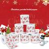100G/Roll Wood Pulp Celebrations 10x10CM Disposable Santa Claus Dinners Xmas Christmas Tissue Chimney Pattern Design