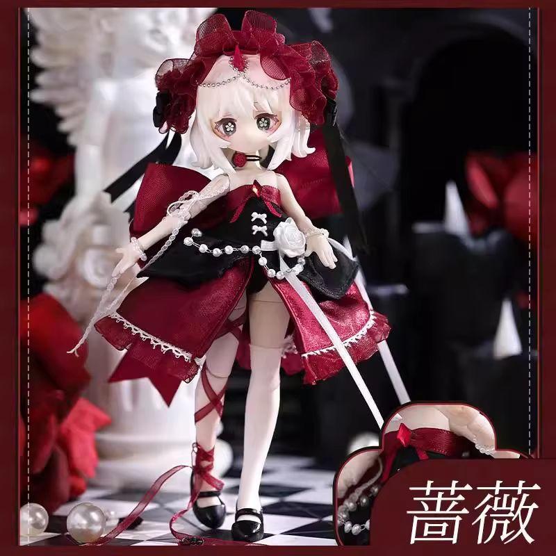 In Spot Meki Blind Box Handgefertigt Herz BJD Blind Box Puppe 1/12 Mobile Puppe Ornament Cartoon Puppe Sammlung Geburtstagsgeschenk