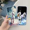 RE28 Fine Horse Transparent Phone Case for Motorola Moto Edge 20 30 40 50 S30 Fusion Ultra Pro Neo Lite + G200 G23