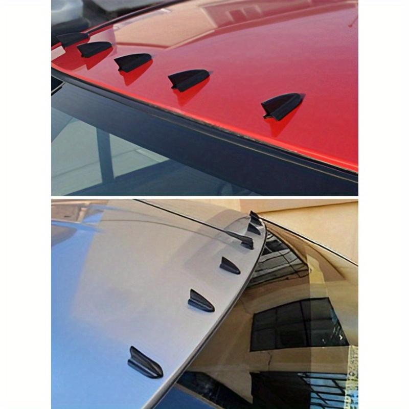 10pcs Car Modifications Shark Fin Antenna Roof Top Decorative Tail Fin Sticker Accessories