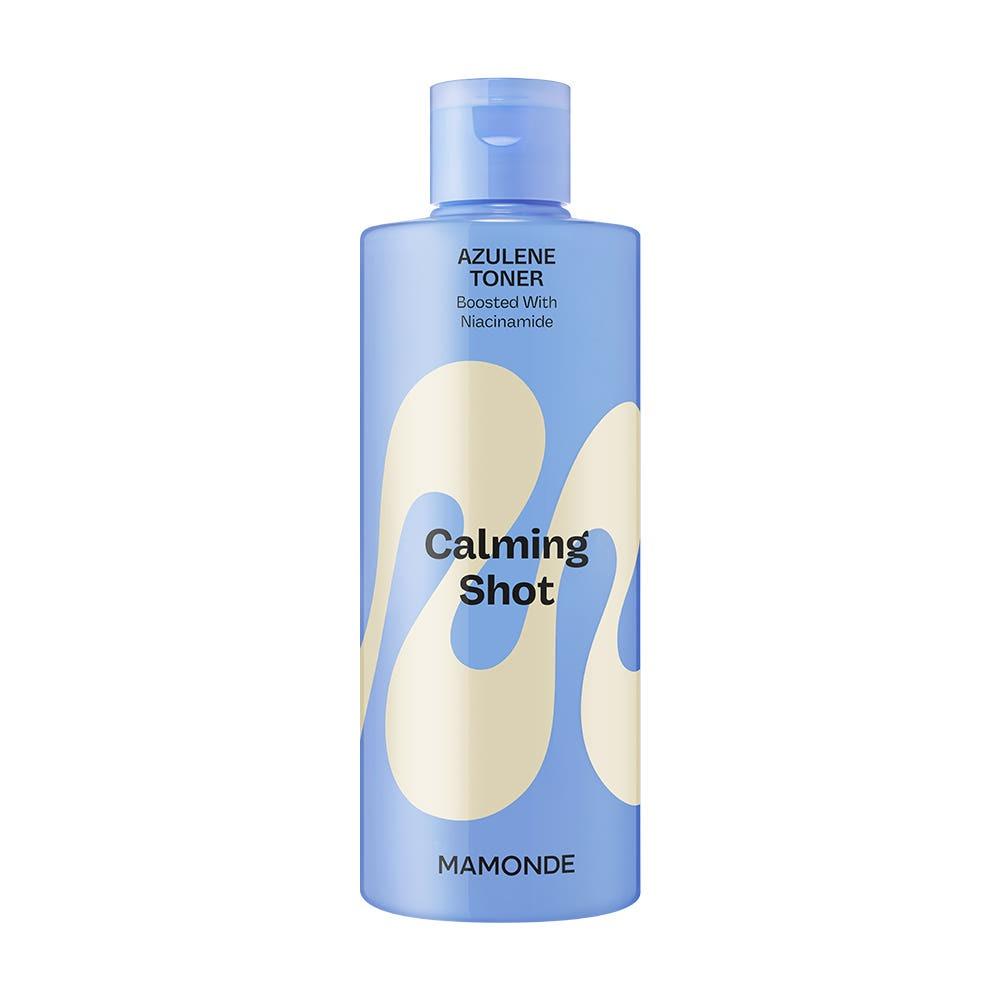 Mamonde Calming Shot Azulene Toner 300ml (Refreshing Niacinamide & Soothing Blue Chamomile Skin-Barrier Facial Toner)