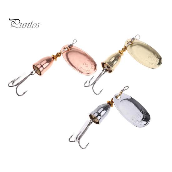 Fishing Lures Hard Metal Spinner Bait with Hook And Sequin Fishing Tackle Freshwater And Saltwater Bass Trout Fishing Accessory