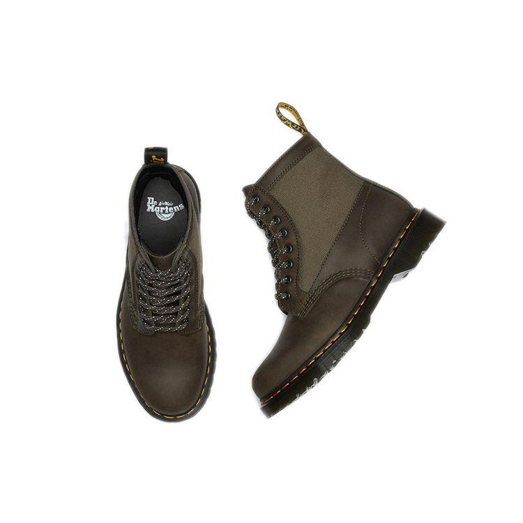Dr. Martens 1460 Panel Leather Round Toe Lace-Up Short Boots Unisex boots Gray 26912481
