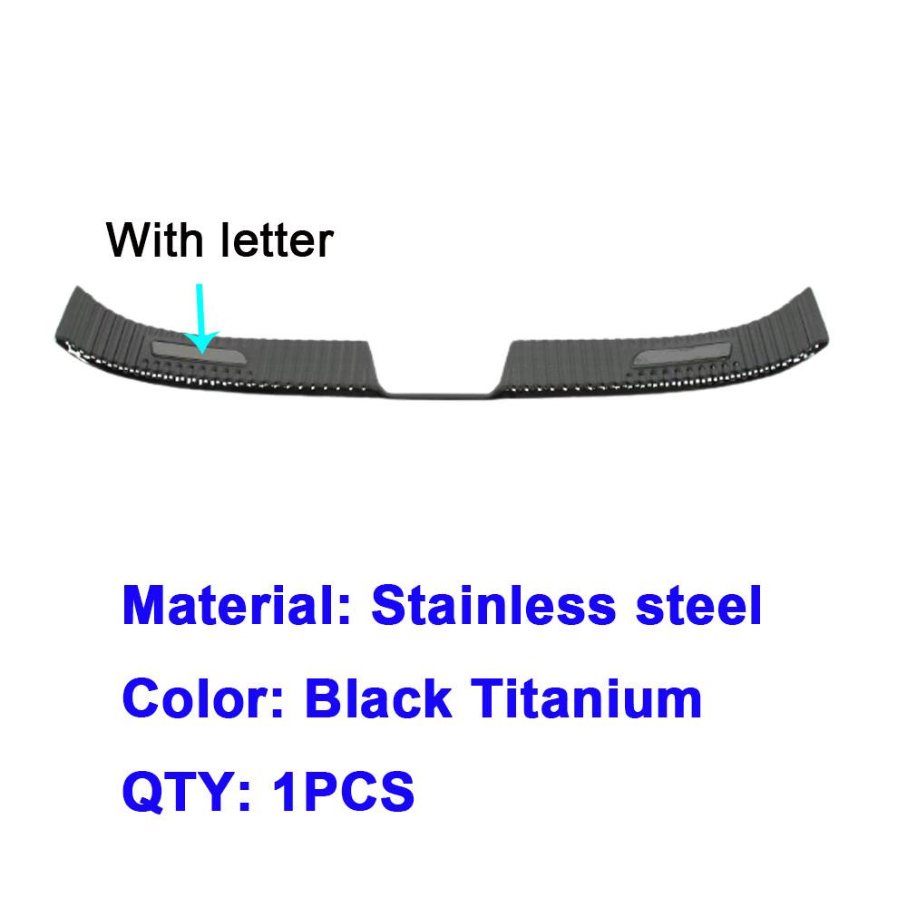 Car Inner Rear Bumper Trim Cover Frame Steel Threshold Pedal Sticker Auto Accessories For Nissan Qashqai J12 2024