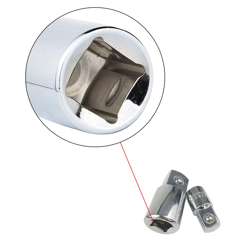 Ratchet Socket Adapter Reducer Impact Driver Converter Chrome Professional Tool