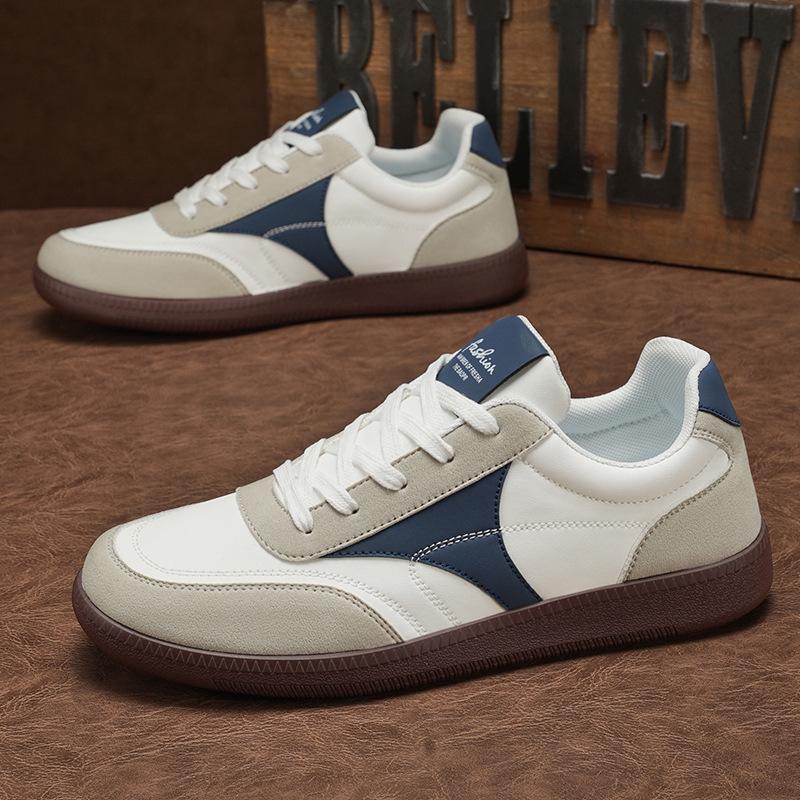 Men's Spring 2025 Trend: Versatile Thick-Soled Non-Slip Casual Skate Shoes