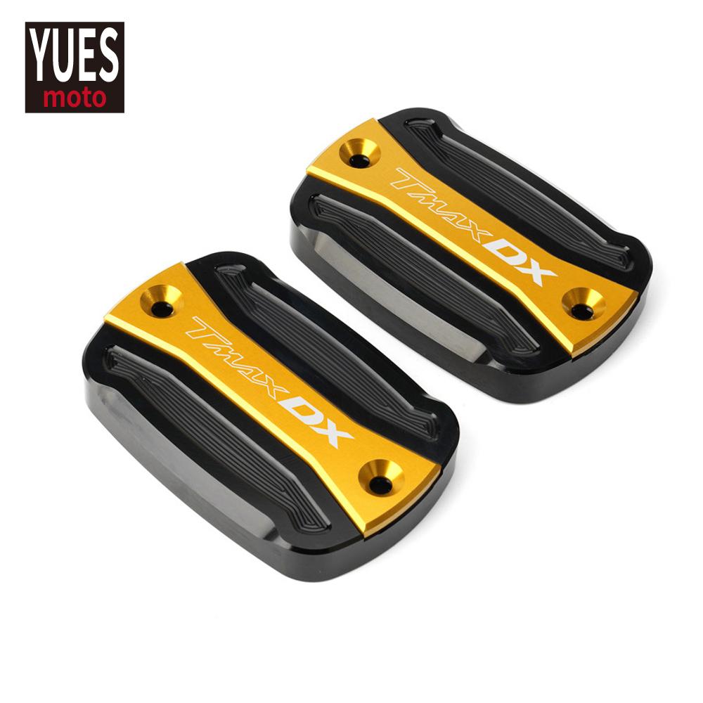 Motorcycle Accessories High Quality CNC Brake Fluid Reservoir Cap Cover For Yamaha TMAX530 DX T-MAX 530