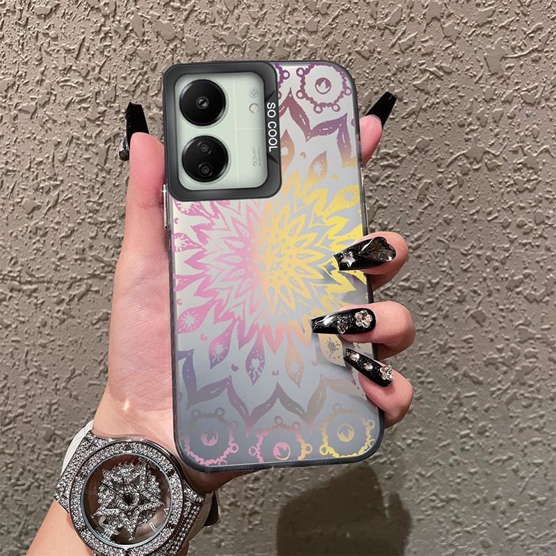 Schutzhülle mit Schmetterlingsmuster für Redmi 13C 4G 5G 12C 10C A1 A2 Plus 9 9A 9i Note 10 11 12 für Xiaomi 11 Lite NE Poco X3 NFC Pro Stoßfeste Stoßstangenabdeckung