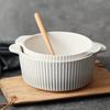 Nordic Double Handle Anti-Scald Noodle Bowl - Large Soup & Rice Bowl