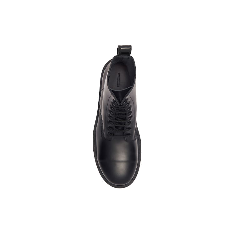 Balenciaga Small Cowhide Lacing Mid Boots 'Black' 589338WA9601000