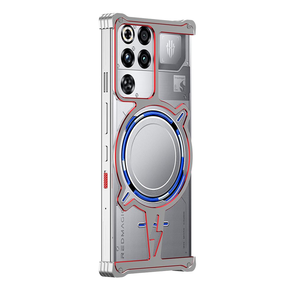 For ZTE Nubia RedMagic 11 Pro 5G/11 Pro+ 5G Bumper Magnetic Case Aluminium Alloy Metal Frameless Phone Cover