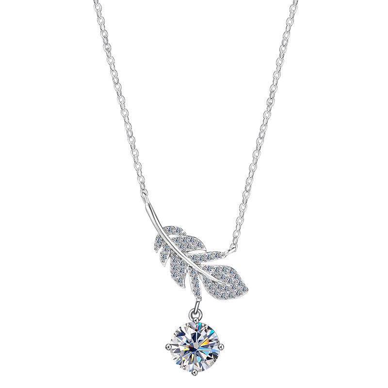 Starry Dream Feather Sterling Silver Necklace - 2025 New High-End Design