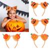 Pumpkin Hairhoop Festival Headband Halloween Dressingup Costume Props Headpiece Theme Party Headband Adult Holiday Props