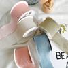 In-Stock 4cm Shiny Pleated Chiffon Ribbon - Kapok Fishtail Yarn Bow for DIY Hair Accessories