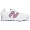 New Balance Nb 327 Comfortable Versatile Low-Top Casual Shoes Unisex sneaker White Purple Gray WS327WGP