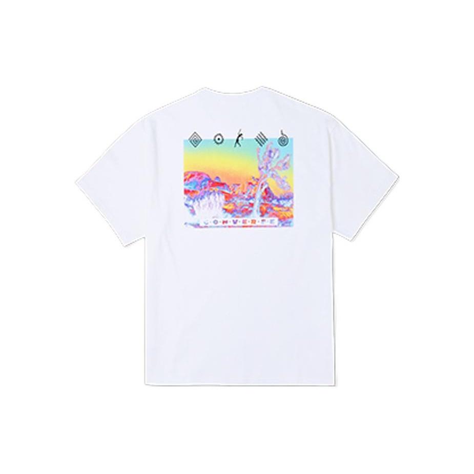 Converse Inverted Desert Graphic T-Shirt Asia Sizing  White  Men s 10023994-A03 XL