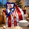 Coperta con Stampa Atletico Madrid - Morbida e Confortevole, per Camera da Letto, Viaggio, Divano, Decorazione per la Casa - Regalo di Compleanno o Natale per un Amico