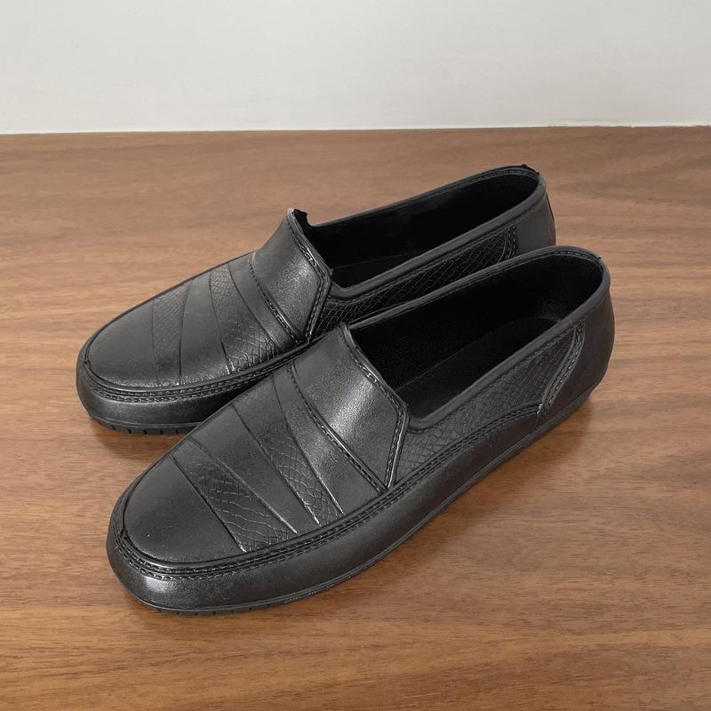 

Мужские резиновые сапоги, водонепроницаемая нескользящая рабочая обувь 44 чёрный