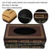 Book Shaped Wooden Tissue Box Decorative Vintage Napkin Storage Box for Massage Shop Red