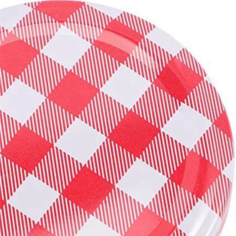 

ABWR-Jam Jars With Wide Mouth Screw Lids Metal Bottle Cap For Normal Jars 6.5 X 6.5 Cm Set Of 40 рожевий