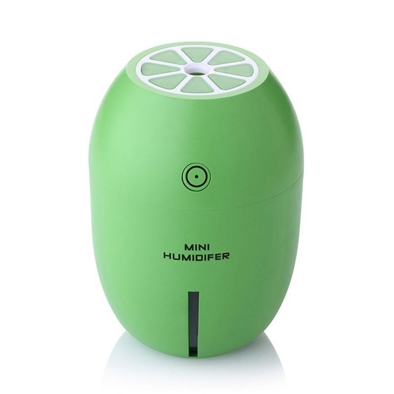 Lemon creatieve ultrasone luchtbevochtiger essentiële olie diffuser aroma met licht aromatherapie elektrische geurverspreider mist maker