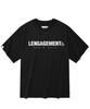 LENGAGEMENT Oversized Story Logo Short Sleeve T-Shirt [Black]