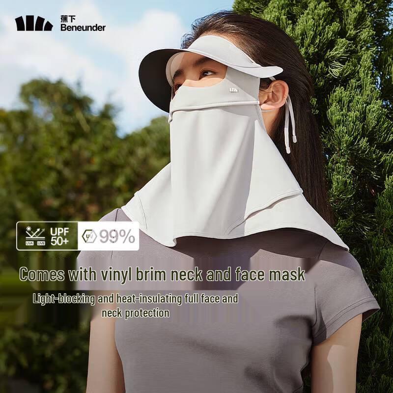 Beneunder Sun Protection Face Mask with Brim F