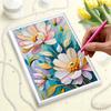 Set Pittura con Perle Fai da Te Motivo Floreale Decorazione per la Casa Diamanti Adesivi Fatti a Mano Tela Creativa Pittura Artistica con Perle Artigianato Regalo Perfetto