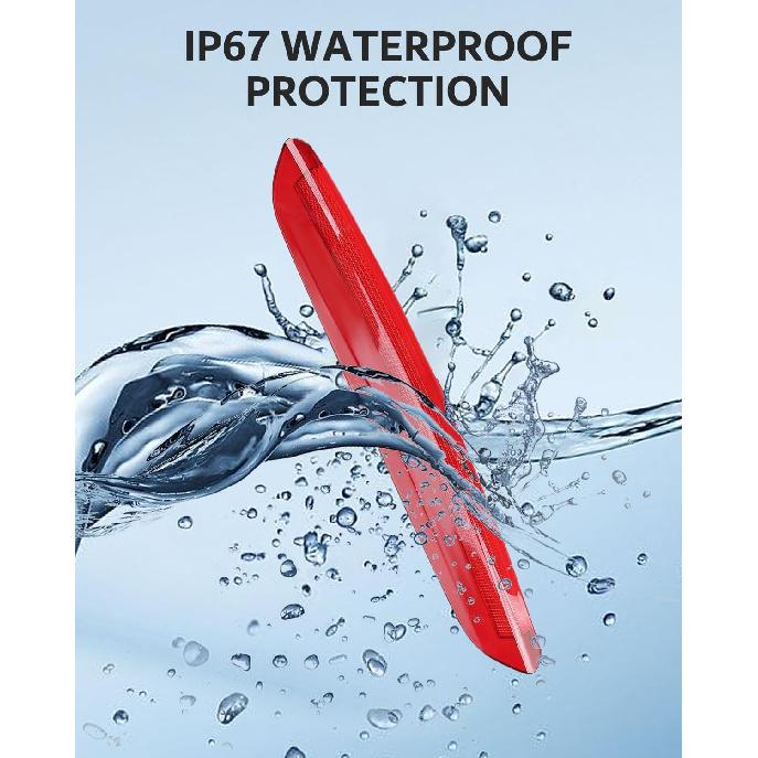 FASTCHE High Mounted Third Brake Light Rear Center LED 3rd Stop Lamp Compatible with Jeep Renegade 2015-2023 Replacement 68247167AA