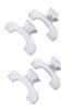Transparent Book Clips, Set of 4. Convenient Reading Book Clips That Hold Thick Books, Textbooks, Sheet Music, and Documents Open. Durable, Paper