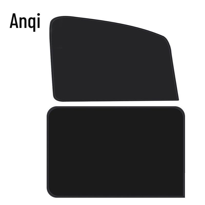 Magnetic Car Sunshade: Small Side Window Sun Blocker and Heat Insulation Blackout Curtain Blackout Type - Rear Seats