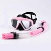 Snorkel Mask Set Silicone Scuba Diving Gear Anti-Fog Swimming Goggles Snorkeling Freediving