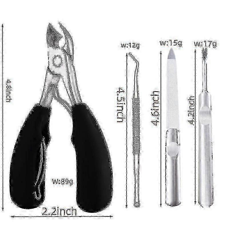 Swissklip Heavy Duty Toenail Clippers For Seniors, Podiatrist Toenail Clippers, Professional Thick &amp; Ingrown Toe Nail Clippers For Men &amp; Senio
