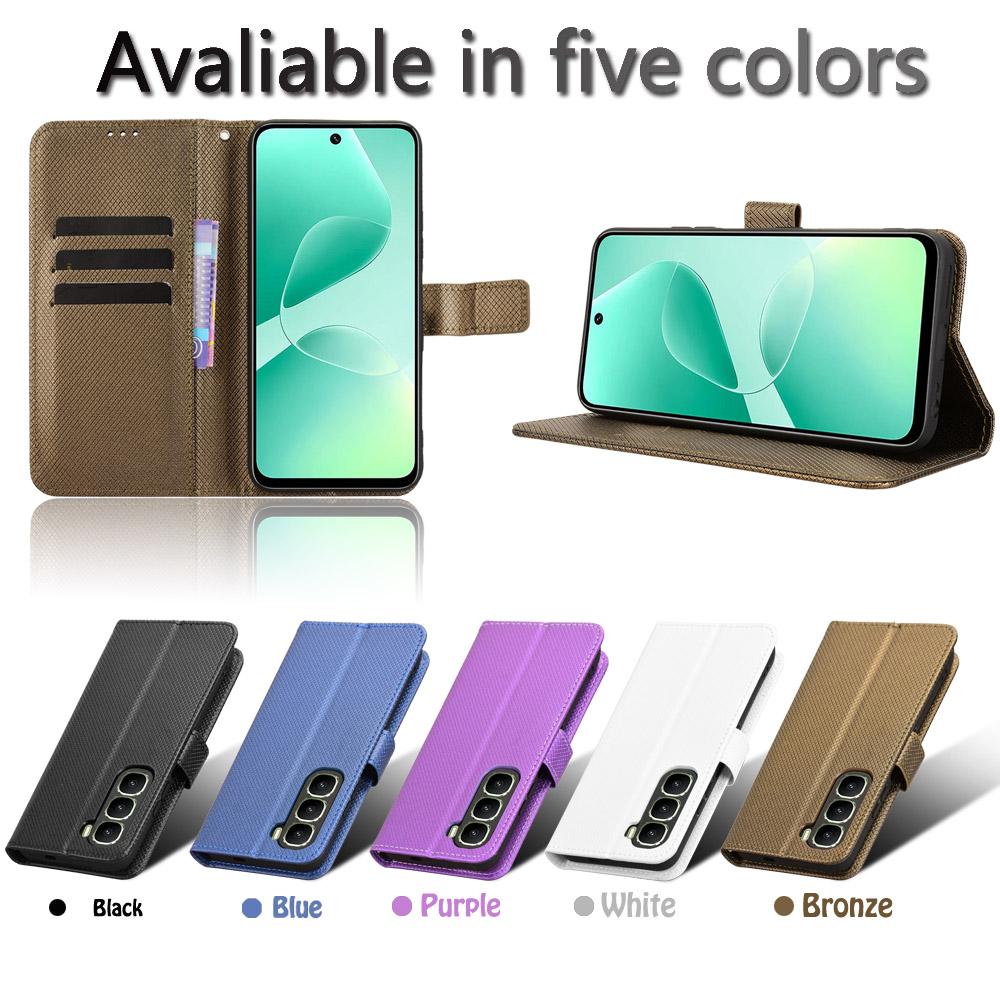 Flip Cases for Infinix Hot 60i 4G PU Leather Full-Body Protection Shockproof Durable Retro Phone Case