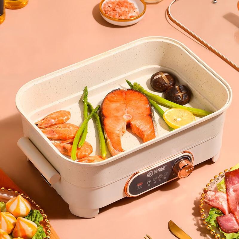 Wielofunkcyjny elektryczny garnek hot pot z przegrodami Sanjiaolong