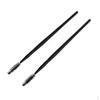 2 Pieces Professional Reusable Wands Brush Makeup Applicators Cosmetic Kit,Portable Wood Handle Es