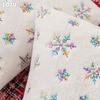 1PC LOZUJOJU Christmas Snowflake Pattern Pillowcase Embroidered Sequin Cushion Cover for Sofa Living Room Bedroom Home Decor