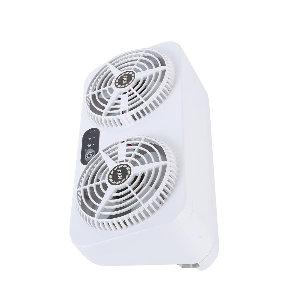 Air Vent Exhaust Fan 2.4V USB Charging 3 Level Adjustable Crush Heat Resistant for Home Automobile