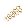 2PCs No Fade Gold Color Stainless Steel S Shape Buckle Spring Lobster Clasp Hooks Connector for Necklace Jewelry Making Findings