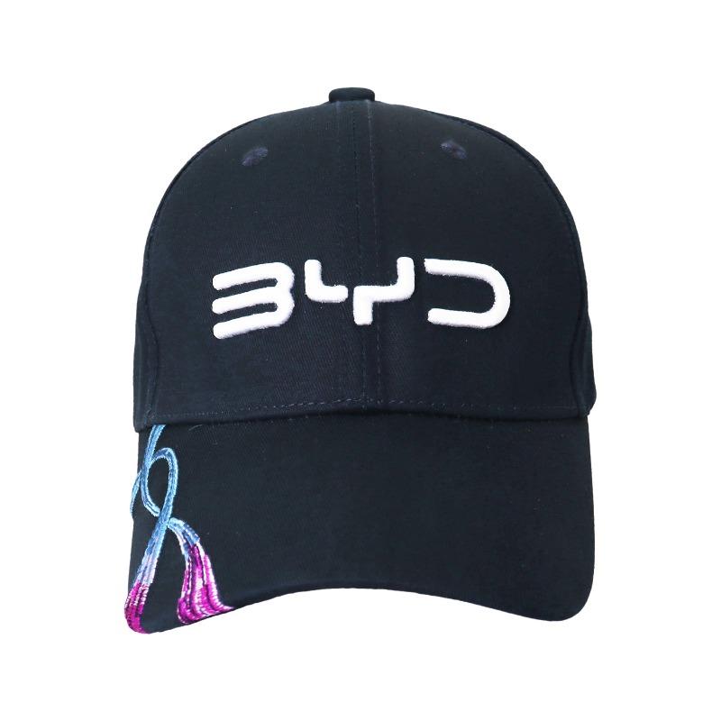 

Embroidery pattern baseball cap sunshade new hard top casual cotton sun hat high-end face cap One size темно-синий