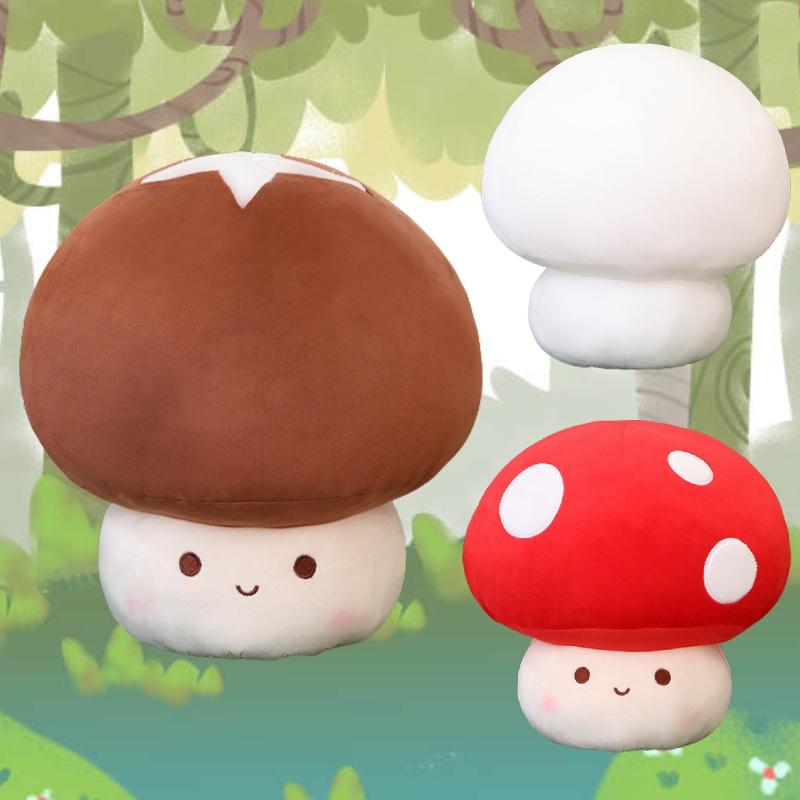 Red Umbrella Mushroom Plush Toy Soft And Cuddly!